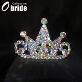 Wholesale - Gorgeous Alloy With Colorful Crystals Wedding Bridal Tiara