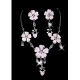 Wholesale - Gorgeous Alloy Rhinestone Wedding Bridal Necklace and Earrings Jewelry Set