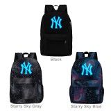 wholesale - MLB New York Yankees NYY Luminous Backpacks Shoulder Rucksacks Schoolbags