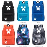 wholesale - Minecraft Creeper Fashionable Backpacks Shoulder Rucksacks Schoolbags