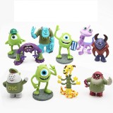 wholesale - 10Pcs Set Monsters University Action Figures PVC Kit Model Toys