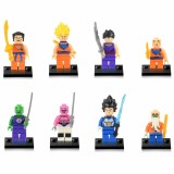 wholesale - Dragon Ball Minifigures Block Mini Figure Toys 8Pcs Set EG18012