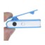 USB Rechargeable Mini Screen-Free Clip MP3 Player with Micro SD/TF Card Slot - Blue
