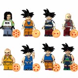 wholesale - Dragon Ball Block Mini Figure Toys 8Pcs Set XP062-069