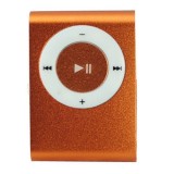 Wholesale - USB Rechargeable Mini Clip MP3 Player with Micro SD/TF Card Slot - Orange