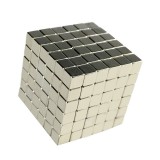 Wholesale - 4MM 216Pcs Set Magnetic Cubes Buckycubes Neocube Silver