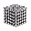 5MM 216Pcs Set Magnetic Balls Buckyballs Neocube Silver