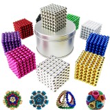wholesale - 5MM 216Pcs Set Magnetic Balls Buckyballs Neocube Multicolor
