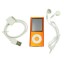 5th Generation 4GB MP3 Player 2.2'' Screen Video Radio FM G-Sensor MP3 MP4 with HD 1.3MP Camera – Orange