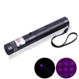 wholesale - 1000MW 405NM Purple Laser Pointer Pen with Starry Cap and Safety Lock 303
