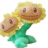 Wholesale - Plants VS Zombies Plush Toy Stuffed Animal - Twin Sunflower 16CM/6.3Inch Tall