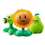 wholesale - Plants Vs Zombies Plush Toys Large Size Peashooter / Sunflower / Squash 30cm/12Inch