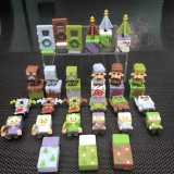 wholesale - 36Pcs Set MineCraft Mini Action Figure PVC Toys 6th Generation 2.5-3.5cm/1-1.4inch