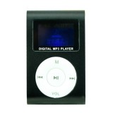 Wholesale - LCD Screen USB Rechargeable Mini Clip MP3 Player with Micro SD/TF Card Slot - Black