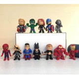 wholesale - Marvel's The Avengers Super Heros Action Figures PVC Toys 1.6Inch 12pcs/Kit