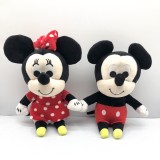 Wholesale - Mickey Mouse and Minnie Mouse Plush Toys Stuffed Dolls 2Pcs Set 18cm/7Inch