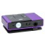 USB Rechargeable Half Metal Cover Screen-Free Clip MP3 Player with TF Card Slot - Purple