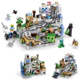 wholesale - MineCraft The Cave 2-In-1 Scenes Building Kit Blocks Toys JX30055