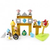 wholesale - Angry Birds Rio Version Building Blocks Shooting Toys 6 Birds 4 Monkeys Set