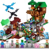wholesale - Minecraft Village Tree House Building Block Toys Mini Figures 988Pcs Set A0001