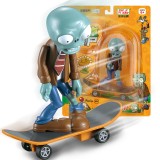 wholesale - Plants vs Zombies Action Figure Toy Pull-back Skateboard Zombie 13cm/5Inch Tall