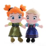 wholesale - 2Pcs Set Frozen Plush Toys Child Anna / Elsa 25cm/10Inch Tall