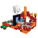 wholesale - MineCraft The Nether Portal Building Kit Block Mini Figure Toys 411Pcs 81057