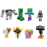wholesale - 8Pcs Set MineCraft Redstone Golem Building Kit Blocks Mini Figure Toys 81055