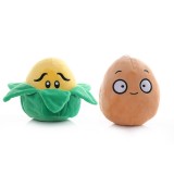 Wholesale - Plants VS Zombies Plush Toy 2pcs Set - Kernel Pult 15cm/6inch and Wall Nut 15cm/6inch
