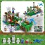 MineCraft Lego Compatible The Skeletons Attack 2-In-1 Scenes Building Blocks Mini Figure Toys 609Pcs JX30081