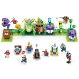 wholesale - Plants Vs Zombies 12-In-1 Building Blocks Mini Figure Toys 563Pcs JX1144