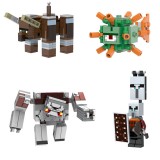 wholesale - 4Pcs Set Minecraft Compatible Building Block Toys Mini Figures Large Size 81022
