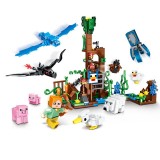 wholesale - 10-in-1 MineCraft Building Blocks Mini Figure Toys Jungle Adventure 63026
