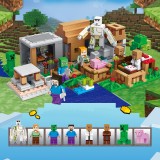 wholesale - Minecraft Small Village Building Kit Block Toys Mini Figures Set 30086