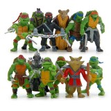 wholesale - 12Pcs Teenage Mutant Ninja Turtles Action Figures Mini PVC Toys 5cm/2Inch
