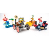 Wholesale - 4Pcs SpongeBob SquarePants Lego Compatible The Bikini Bottom Building Blocks Mini Figure Toys 030301