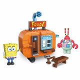 wholesale - SpongeBob SquarePants Compatible The Krabby Patty Base Building Blocks Mini Figure Toys 030222
