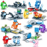 wholesale - 8-In-1 Set Among Us Building Blocks Mini Figure Toys LB333