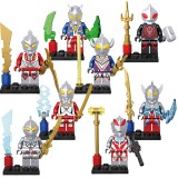 wholesale - Ultraman Minifigures Blocks Mini Figure Toys 8Pcs Set LG128