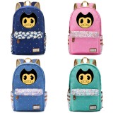 Wholesale - Bendy and the Ink Machine Backpacks Canvas Schoolbags for Kids 16Inch C