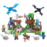 wholesale - MineCraft The Battle Horse Jungle Building Blocks Mini Figure Toys Set 30082