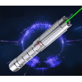 wholesale - 2000MW High Power 532NM Green Light Mace Shaped Laser Pointer Pen with 5 Starry Caps G021