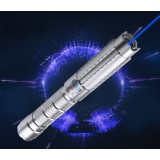 wholesale - 5000MW Super Power Blue Light Mace Shaped Laser Pointer Pen with 5 Starry Caps in Color Box B021