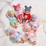 Wholesale - 12Inch Reborn Baby Dolls Realistic Silicone Newborn Baby Dolls Eyes Closed