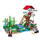Wholesale - MineCraft The Panda Tree House Blocks Mini Figure Toys 243Pcs Set SX1027
