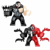 wholesale - Venom & Carnage Building Blocks Mini Figure Toy EG131-132 7.5CM/3Inch 2Pcs Set