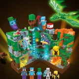 Wholesale - MineCraft The Forest Cave Building Blocks Mini Figures Toys with LED Light 866Pcs NO.679