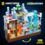 MineCraft The Snow Cave Building Blocks Mini Figures Toys with LED Light 866Pcs NO.681