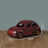 Wholesale - 9 Inches Handmade Wooden Retro Beetle Car Models Decrations