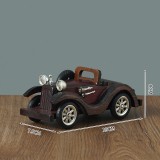 Wholesale - 8 Inches Handmade Wooden Retro Classic Opened-top Car Models Decrations